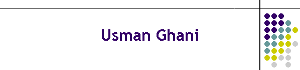 Usman Ghani